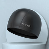 Emoswimsuit - Swim Caps for Long Hair Durable Silicone Waterproof Swimming Caps for Women