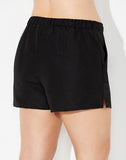 FULLFITALL - Schwarze Cargo-Badeshorts 