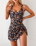 Emoswim - One Piece Swimdress Swimsuits for Women Tummy Control Swim Dresses Skirt Bathing Suit