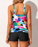 Emoswim - Tankini Swimsuits for Women 2 Piece Bathing Suits Tops with Boyshorts
